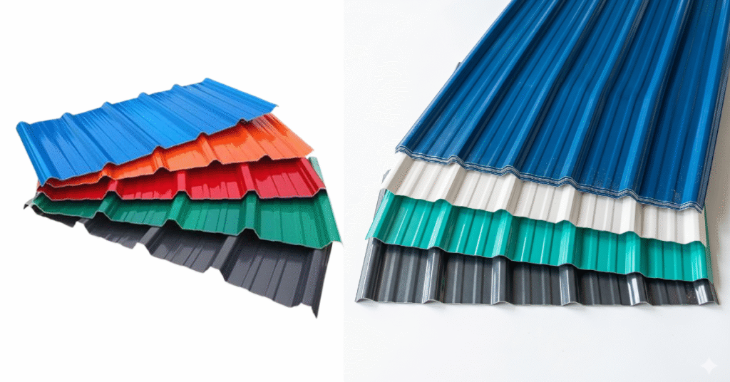 UPVC roofing sheets installation in Vapi for industrial and commercial buildings