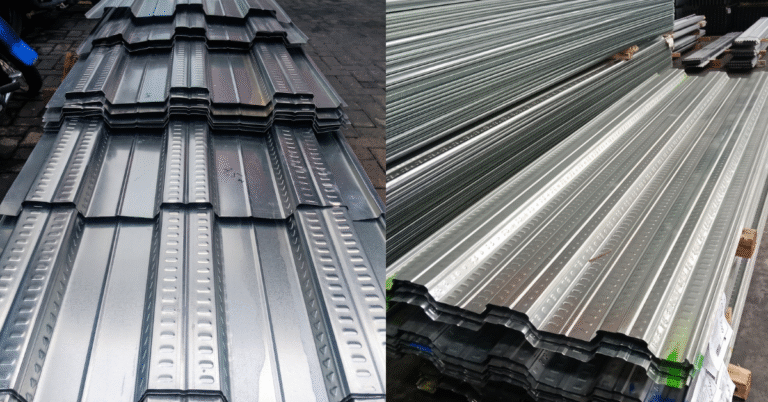 Deck sheet installation for industrial building roofing and flooring support